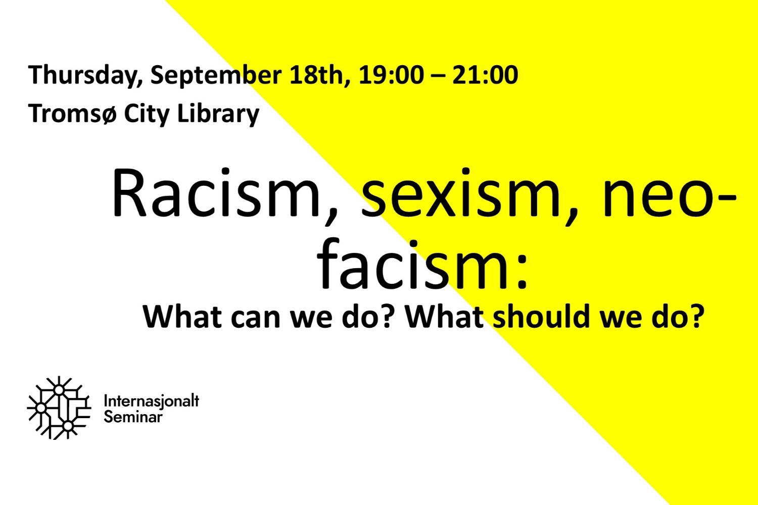 Illustrasjons-/bannerbilde for Debattm&oslash;te om hvordan politisk polarisering p&aring;virker samfunnsnormer / Debate meeting on how political polarisation affects societal norms