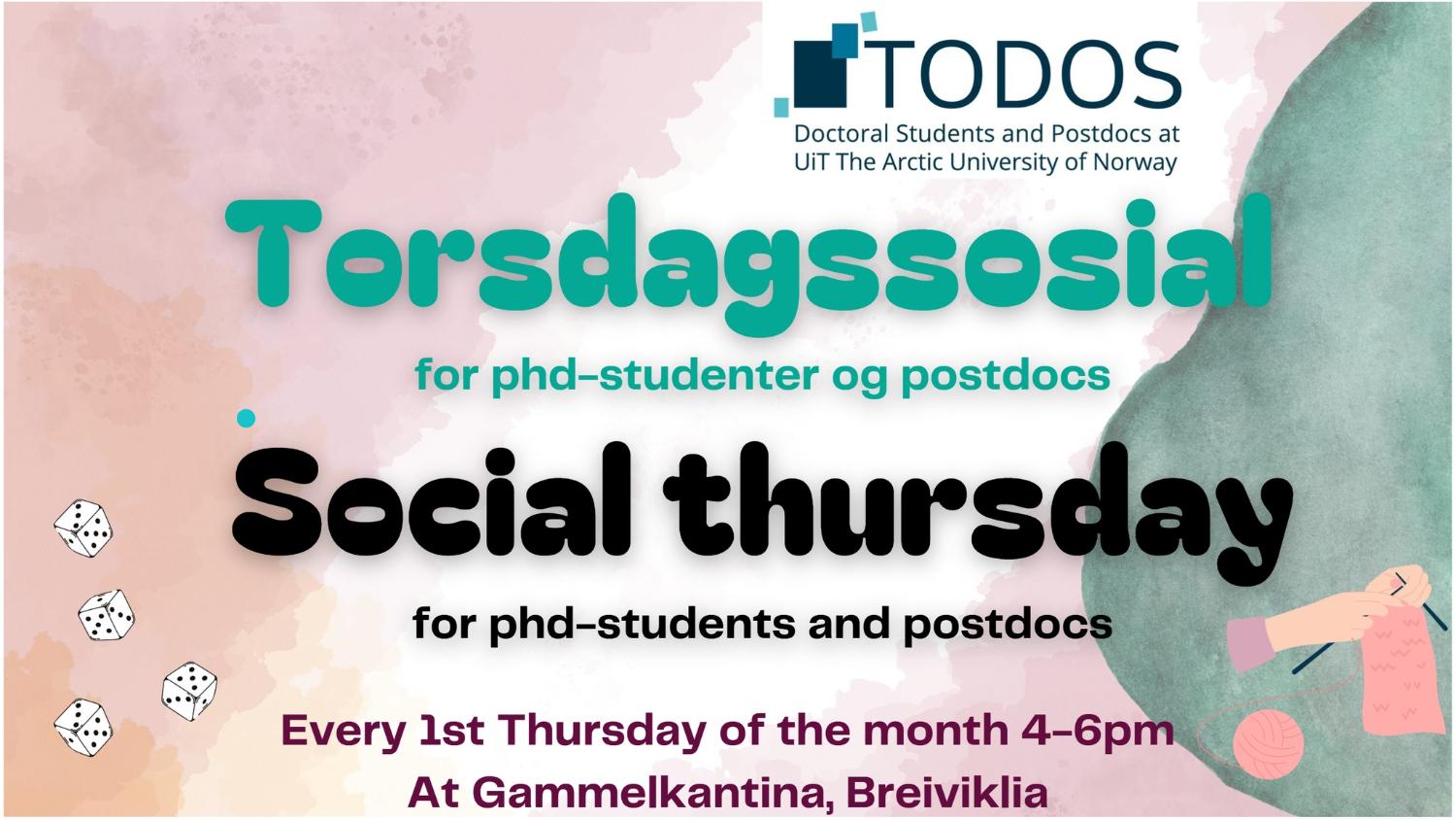 Illustrasjons-/bannerbilde for TODOS: Thursday Social - November