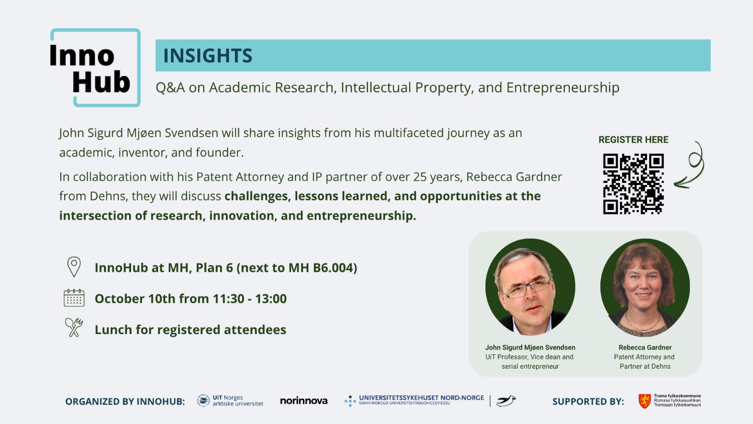 Illustrasjons-/bannerbilde for Q&A on Academic Research, Intellectual Property, and Entrepreneurship