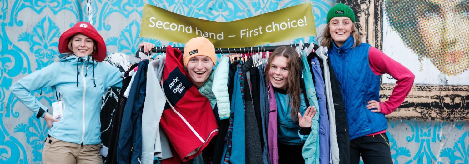 Illustrasjons-/bannerbilde for Grønn onsdag/ bytte & salg av fritidsutstyr