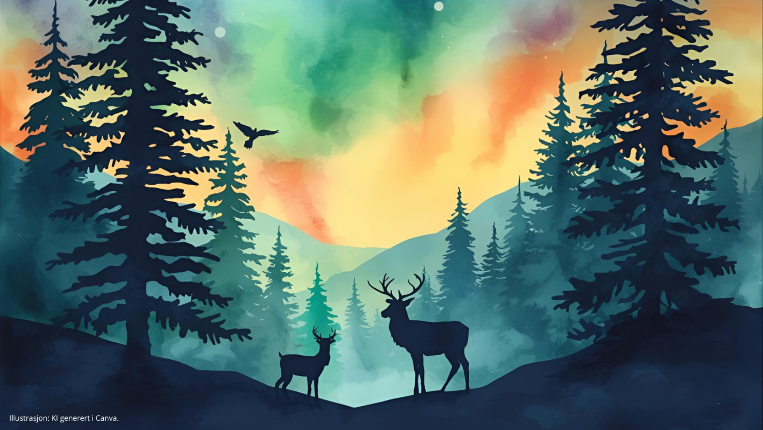 Illustrasjons-/bannerbilde for Lanterns and legends – dark season gathering at the museum