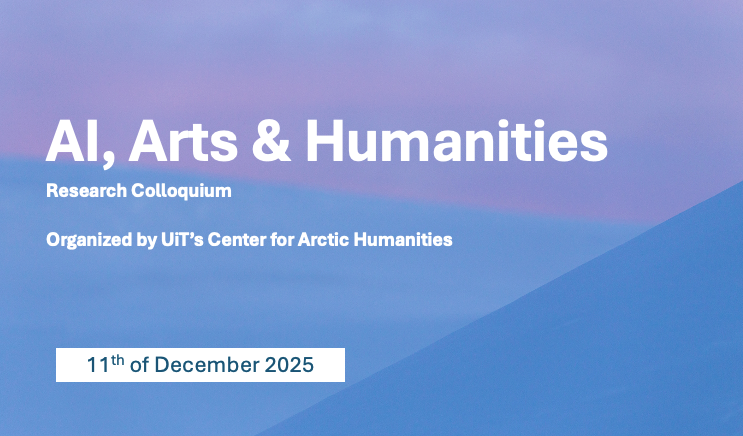 Illustrasjons-/bannerbilde for AI, Arts & Humanities