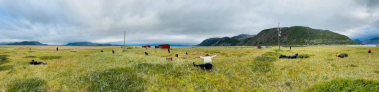 Illustrasjons-/bannerbilde for Utstilling: DEATNU / TANA / TENO &ndash; den store elva