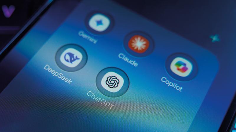 digital screen with apps