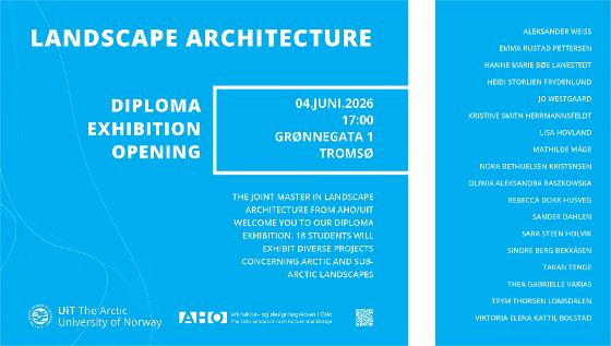 Illustrasjonsbilde for Diploma Exhibition Landscape Architecture
