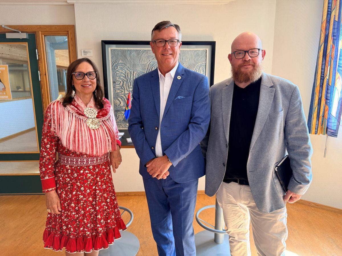 Representanter for S&aacute;mi allaskuvla, UiT og Nord universitetet. 