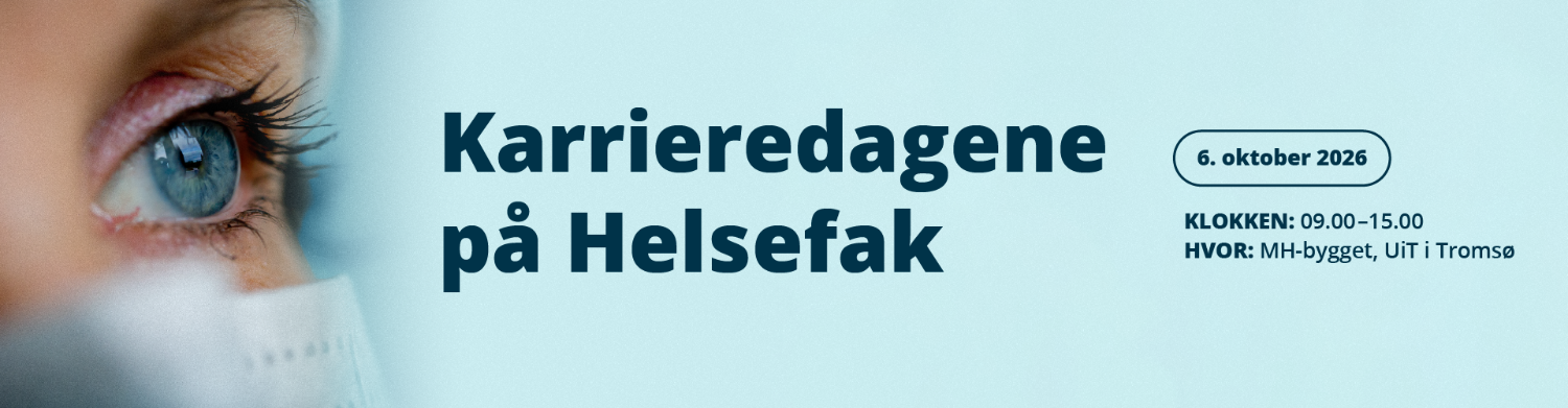 Illustrasjons-/bannerbilde for Karrieredagen p&aring; Helsefak 2026