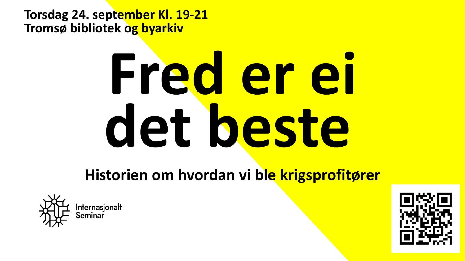 Illustrasjons-/bannerbilde for Boksamtale: norsk våpeneksport og menneskelige omkostninger