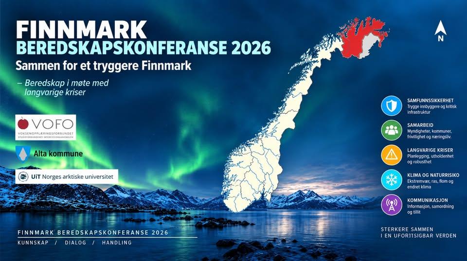 Illustrasjons-/bannerbilde for Finnmark Beredskapskonferanse 2026
