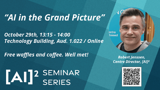 Illustrasjonsbilde for AI Squared Seminar Series #1: AI in the Grand Picture