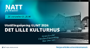 Bilde Utendørs utstillingsåpning: GLIMT 2026 - Det Lille Kulturhus 