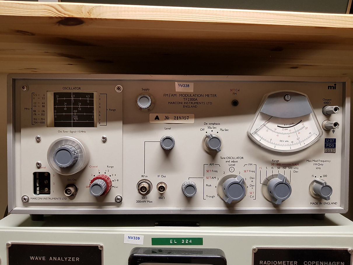 Bilde av Marconi FM/AM modulasjonsmeter/
FM/AM modulation meter TF 2300A