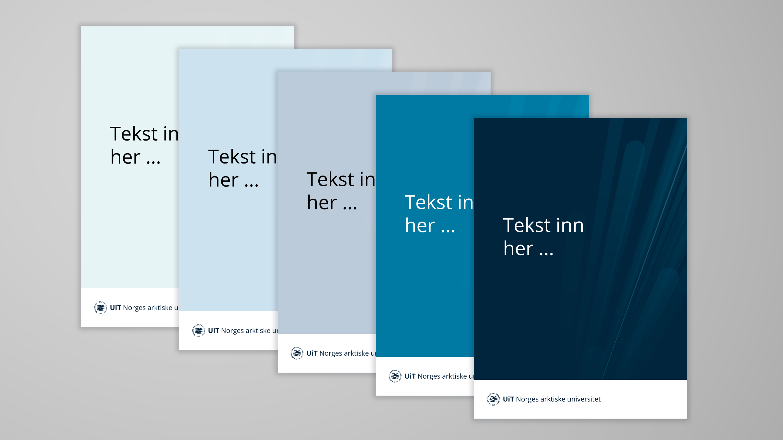 Illustrasjon som viser noen av plakatmalene